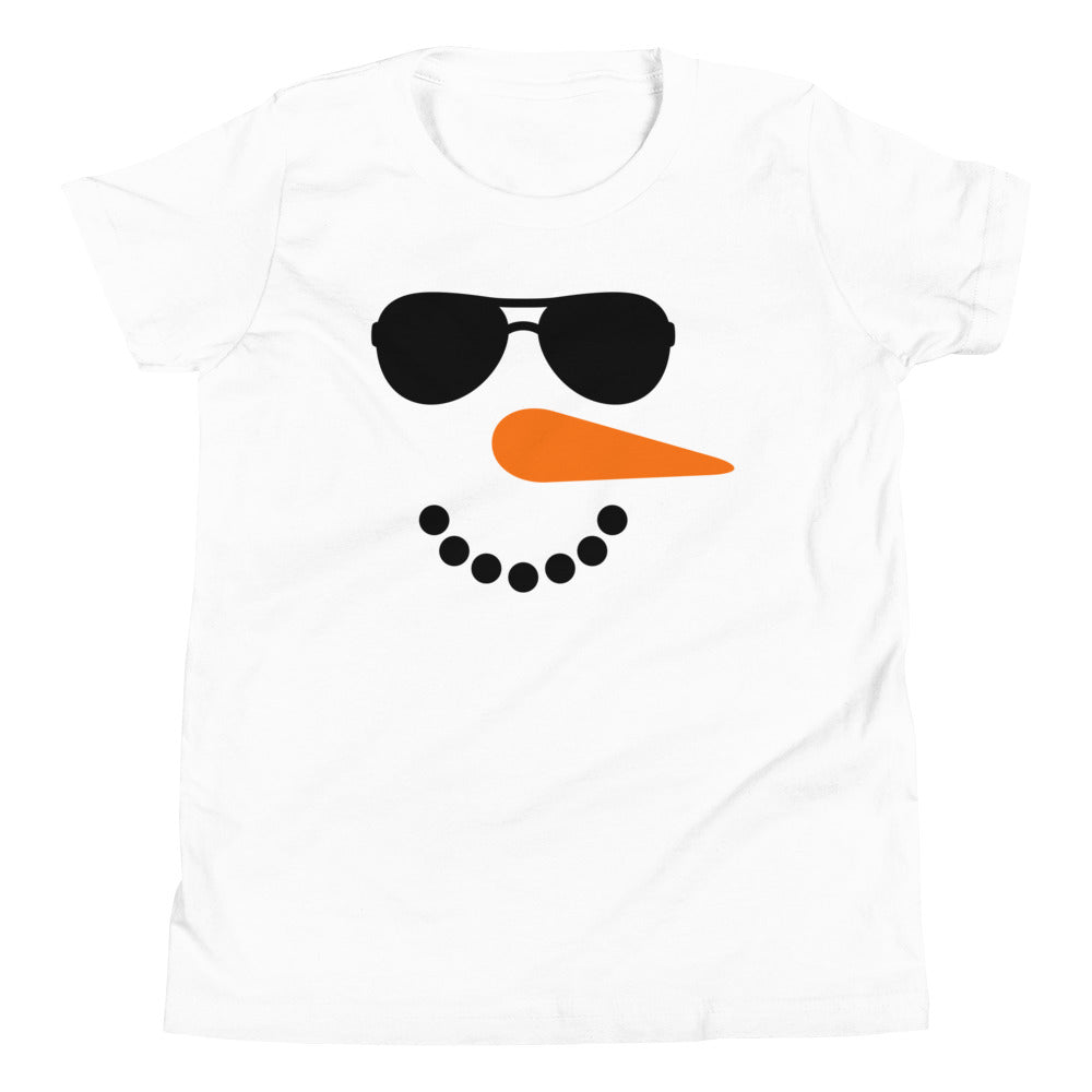 Cool Snowman Youth Short Sleeve T-Shirt